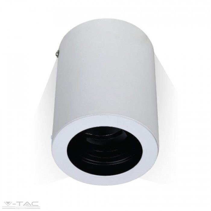 Felületre szerelhető billenthető GU10 keret fehér kör - 3627 Felületre szerelhető billenthető GU10 keret fehér kör - 3627