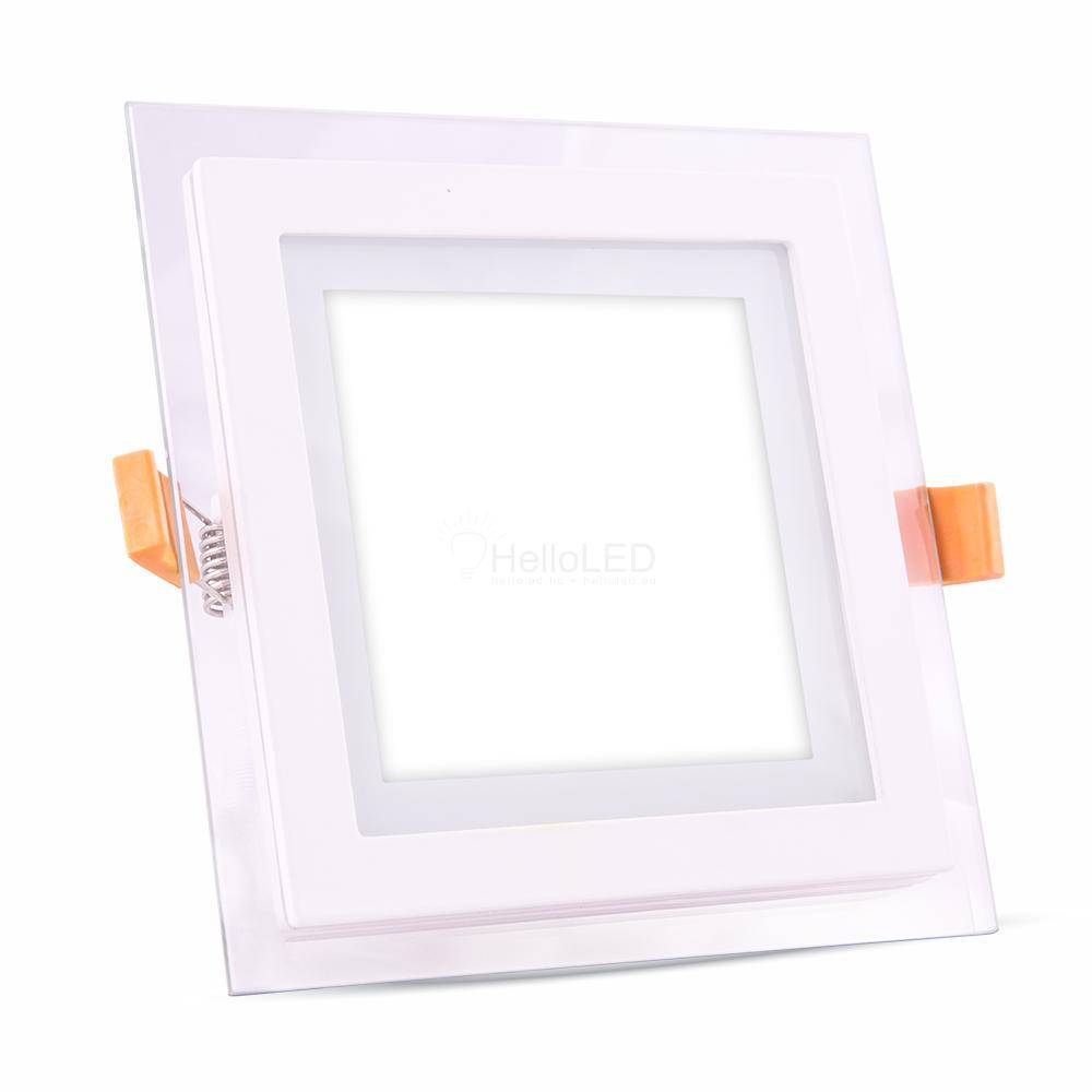 www.helloled.hu V-Tac 12W Üveg LED Mini Panel