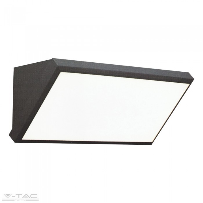 www.helloled.hu V-Tac 12W Kültéri fali lámpa szürke IP65