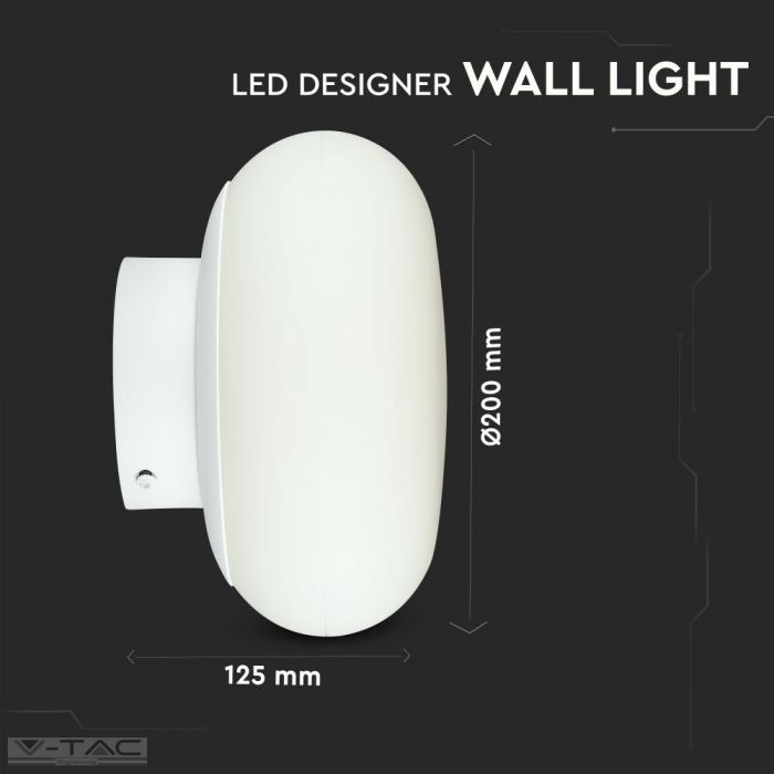 12W LED dimmelhető designer fali lámpa fehér 3000K - 40041 12W LED dimmelhető designer fali lámpa fehér 3000K - 40041
