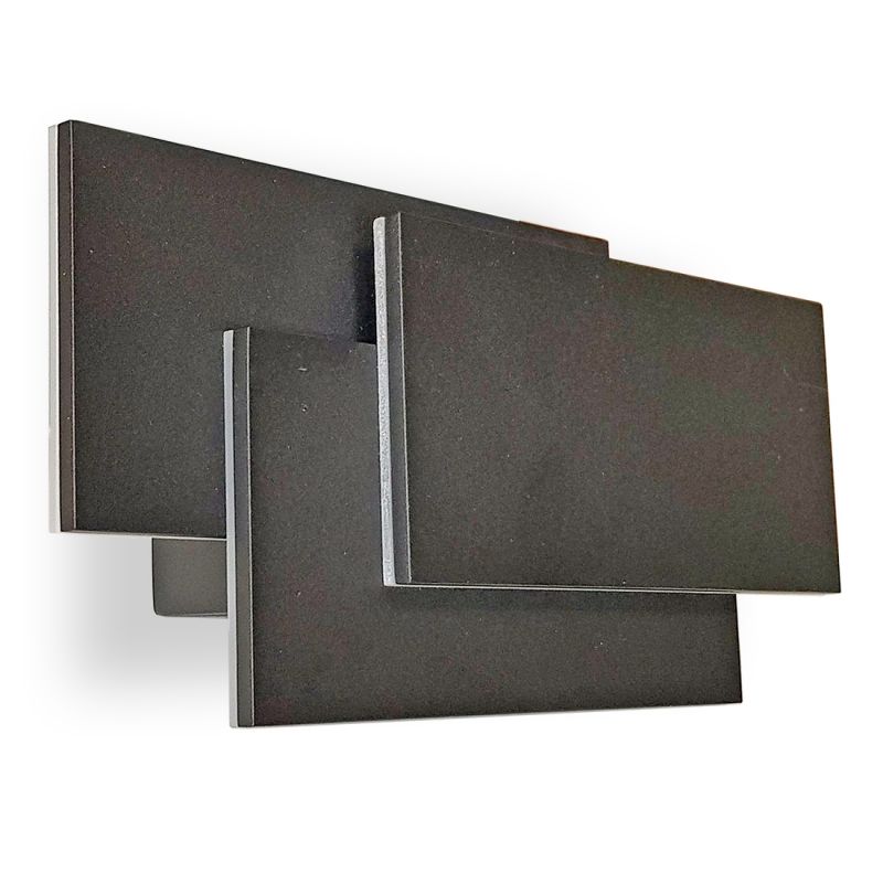 12W LED fekvő téglalapok fali lámpa fekete 4000K IP20 - 8205 12W LED fekvő téglalapok fali lámpa fekete 4000K IP20 - 8205