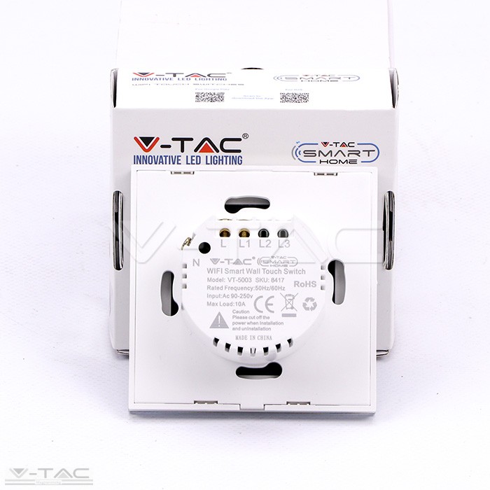 Wifis smart kapcsoló fehér - 8417 Wifis smart kapcsoló fehér - 8417