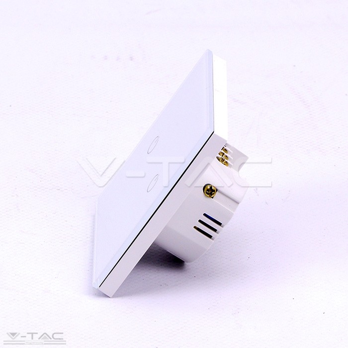 Wifis smart kapcsoló dupla fehér - 8418 Wifis smart kapcsoló dupla fehér - 8418