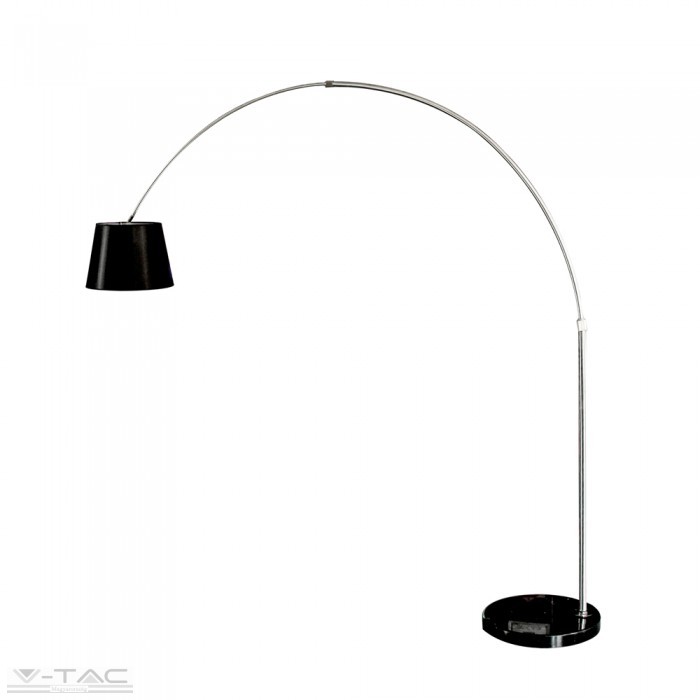 Márvány talpazatú álló lámpa E27 foglalattal fekete - 8564 Márvány talpazatú álló lámpa E27 foglalattal fekete - 8564