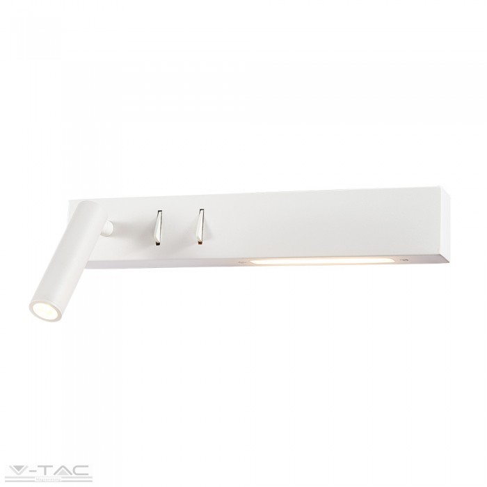 3+6W LED fali dupla olvasó lámpa 120° fehér 3000K - 1488 3+6W LED fali dupla olvasó lámpa 120° fehér 3000K - 1488