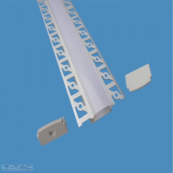 Alumínium profil, falba süllyeszthető széles 2 méter - 3359 Alumínium profil, falba süllyeszthető széles 2 méter - 3359