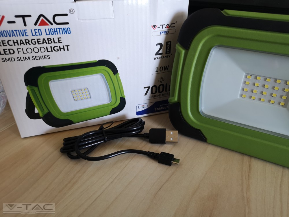 10W LED hordozható/újratölthető reflektor 6400K - PRO503 10W LED hordozható/újratölthető reflektor 6400K - PRO503