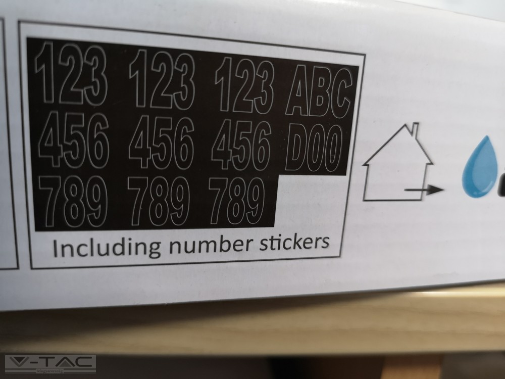 10W LED fehér házszám tábla Samsung chip 3000K - PRO780 10W LED fehér házszám tábla Samsung chip 3000K - PRO780