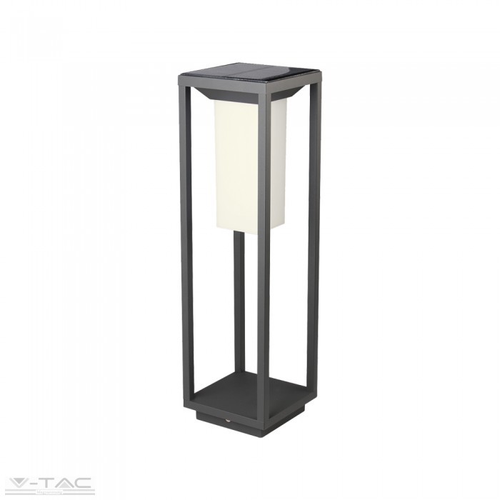 2W LED napelemes alkonykapcsolós álló lámpatest beépített mozgásérzékelővel 3000K - PRO785 2W LED napelemes alkonykapcsolós álló lámpatest beépített mozgásérzékelővel 3000K - PRO785