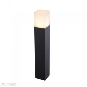 GU10 foglalattal ellátott fekete kerti négyszög állólámpa IP54 - 7564