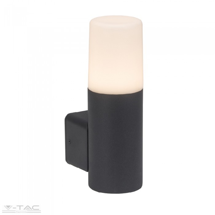 GU10 foglalattal ellátott fekete kör fali lámpa IP54 - 7566 GU10 foglalattal ellátott fekete kör fali lámpa IP54 - 7566