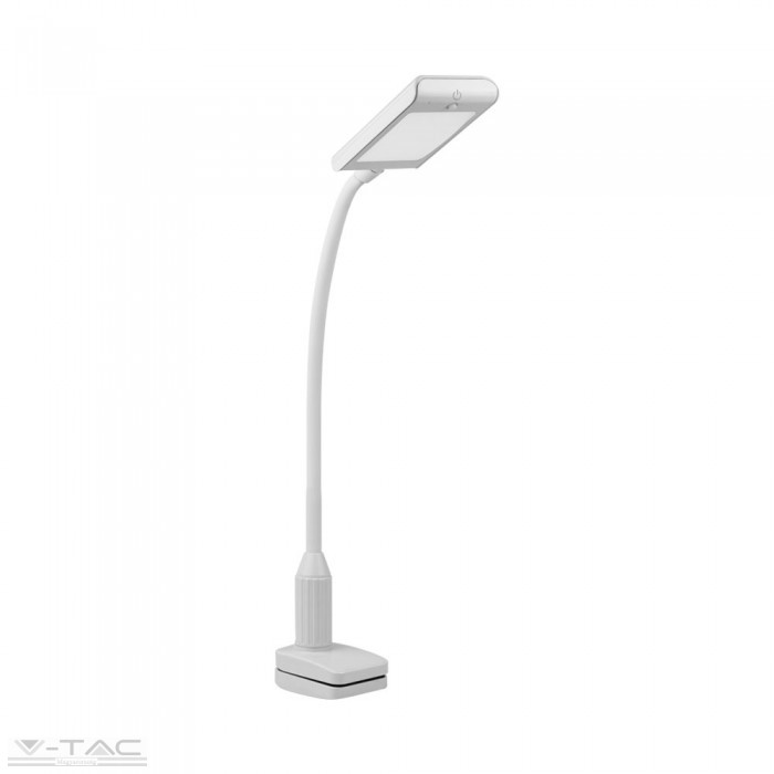 7W LED fehér csíptetős asztali lámpa 3000K - 8672 7W LED fehér csíptetős asztali lámpa 3000K - 8672