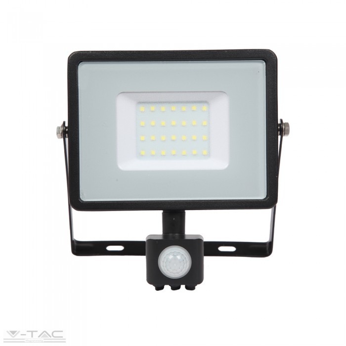 30W Mozgásérzékelős LED reflektor fekete IP65 3000K - PRO460 30W Mozgásérzékelős LED reflektor fekete IP65 3000K - PRO460
