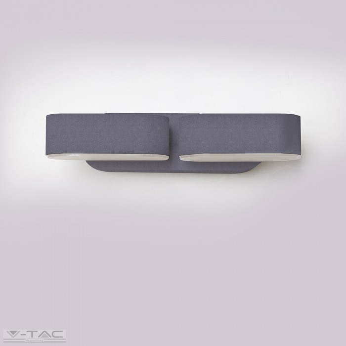 12W Led fali lámpa szürke 3000K - 8294 12W Led fali lámpa szürke 3000K - 8294