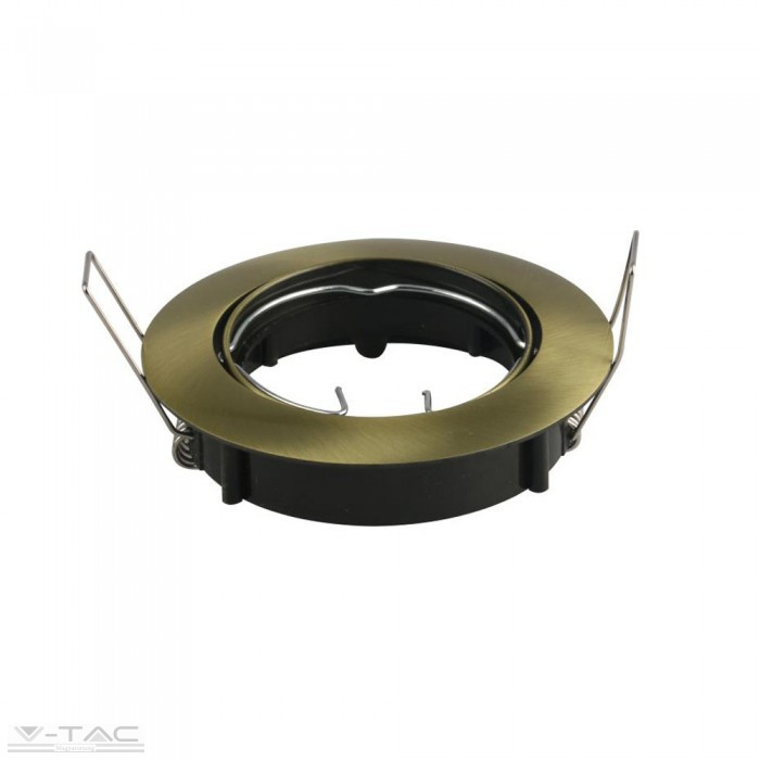 GU10 beépítőkeret arany kör - 8579 GU10 beépítőkeret arany kör - 8579