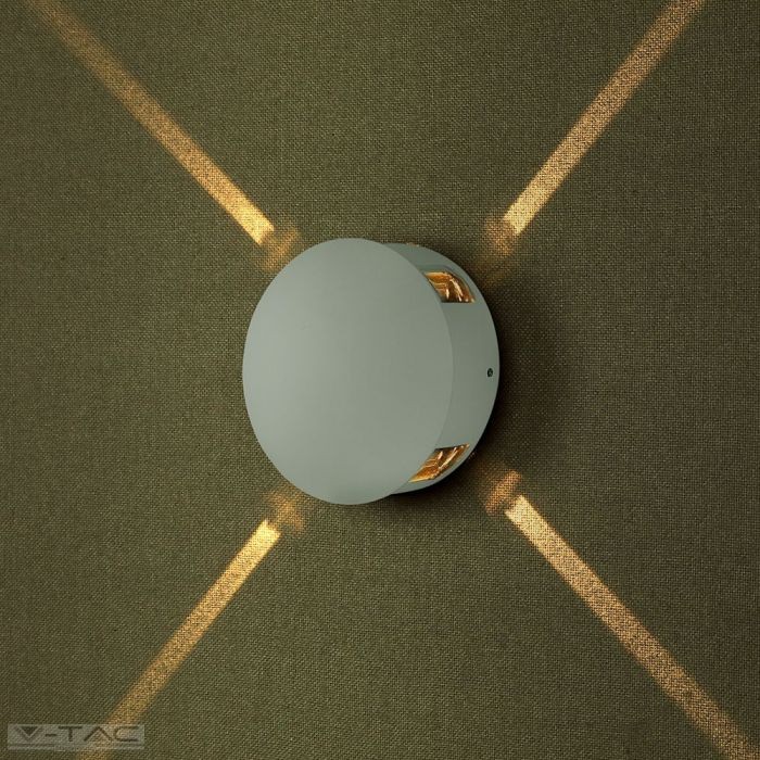 4W LED fehér kör fali lámpa IP65 4W LED fehér kör fali lámpa IP65