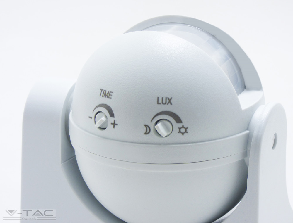 Infravörös Fali mozgásérzékelő fehér manuális felülíró funkcióval IP44 - 1354 Infravörös Fali mozgásérzékelő fehér manuális felülíró funkcióval IP44 - 1354