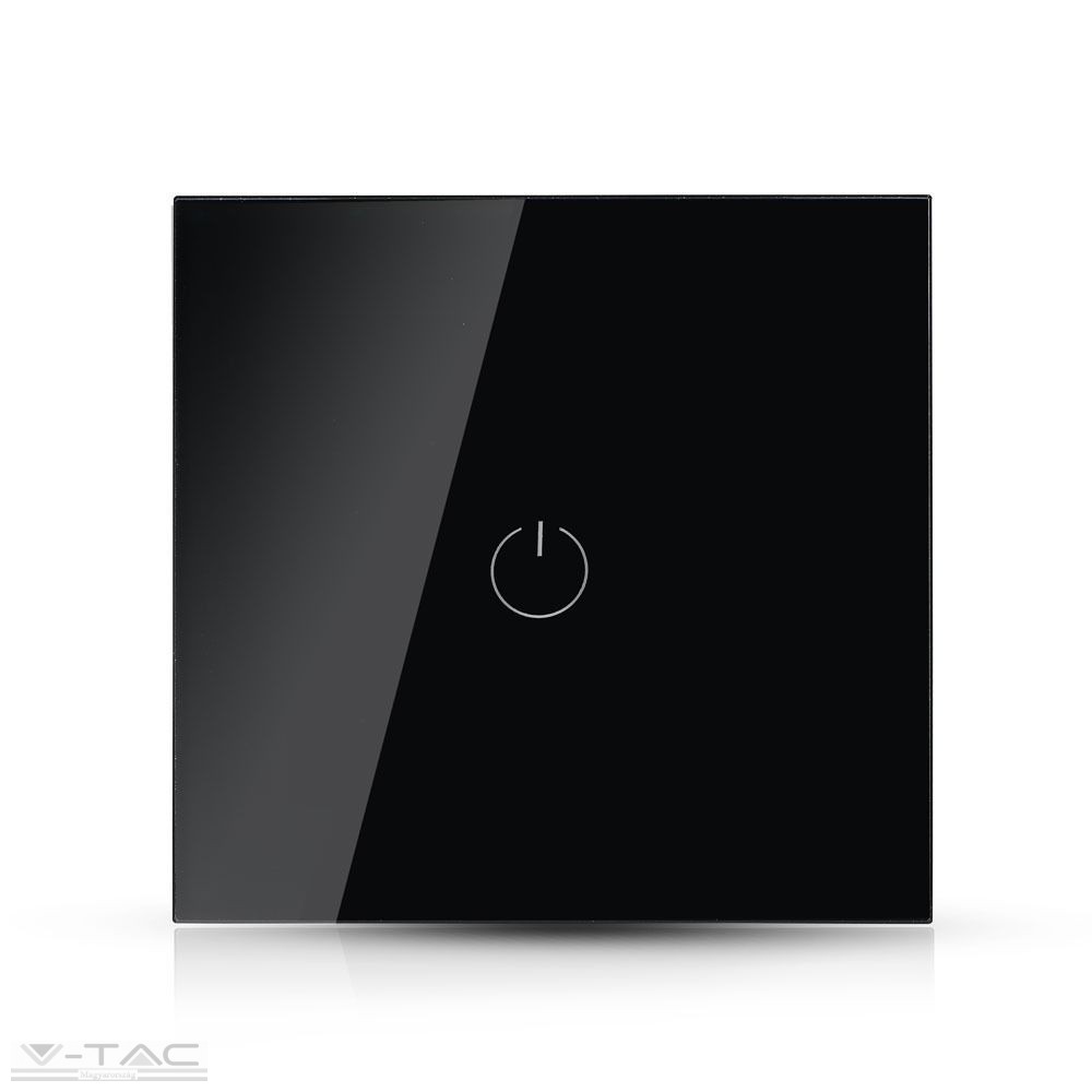 Fekete üveg váltókapcsoló - 8389 Fekete üveg váltókapcsoló - 8389