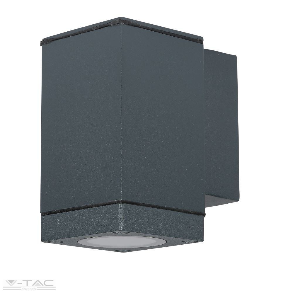 Sötét szürke fali lámpa GU10 foglalattal IP44 - 8626 Sötét szürke fali lámpa GU10 foglalattal IP44 - 8626