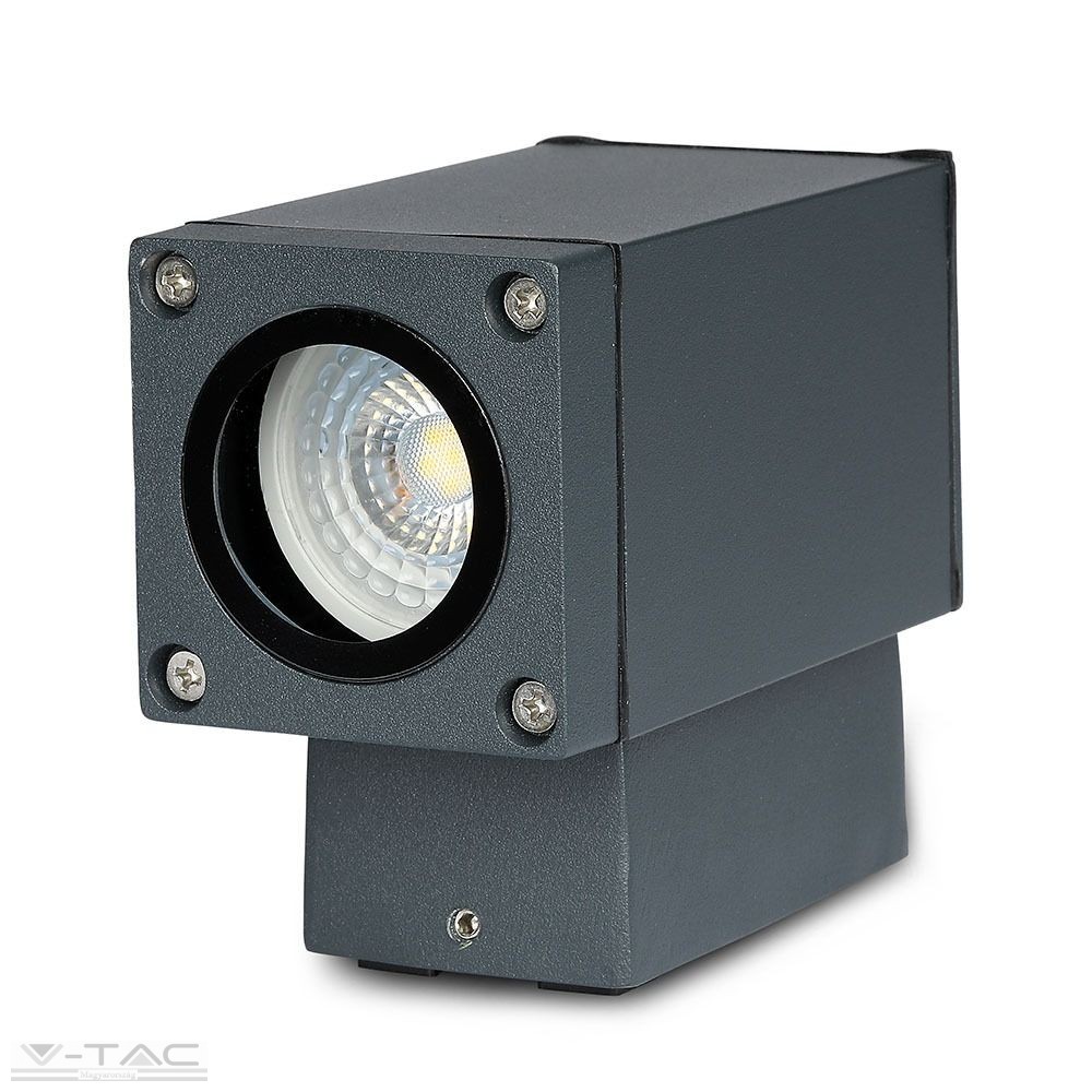 Sötét szürke fali lámpa GU10 foglalattal IP44 - 8626 Sötét szürke fali lámpa GU10 foglalattal IP44 - 8626