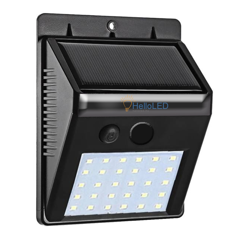 Solar LED lámpa 3 W-os, alkonykapcsolóval Solar LED lámpa 3 W-os, alkonykapcsolóval