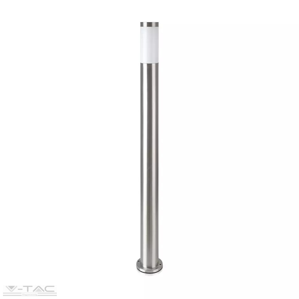 Ezüst rögzíthető kerti álló lámpatest E27 foglalattal acél váz IP44 - 8962 Ezüst rögzíthető kerti álló lámpatest E27 foglalattal acél váz IP44 - 8962