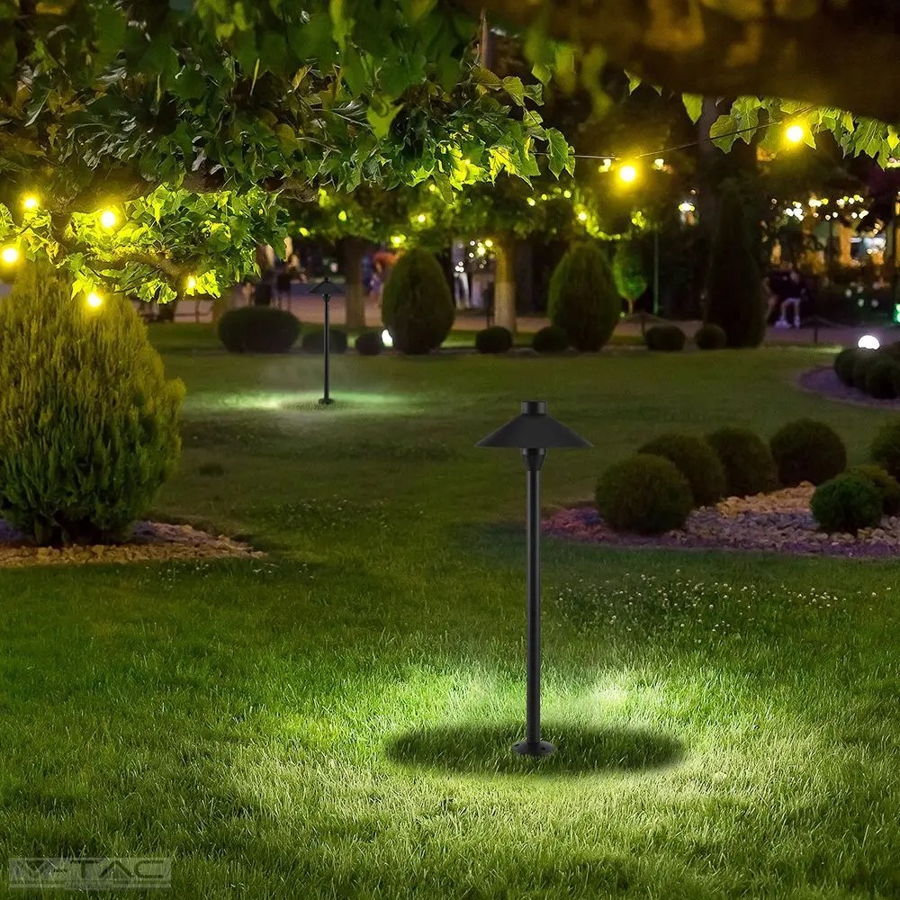 7W 2in1 fekete kerti lámpa IP65 7W 2in1 fekete kerti lámpa IP65