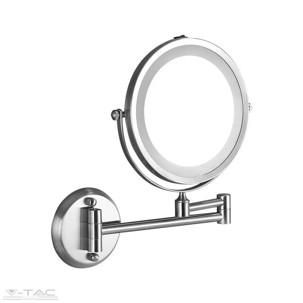 3W LED elemes sminktükör nagyítóval - 6628 3W LED elemes sminktükör nagyítóval - 6628