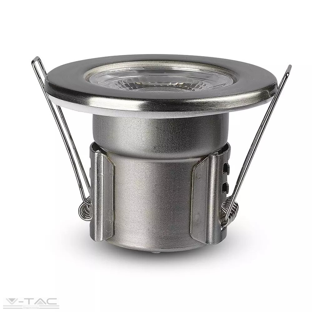 5W Dimmelhető nikkel LED tűzbiztos mélysugárzó 5W Dimmelhető nikkel LED tűzbiztos mélysugárzó