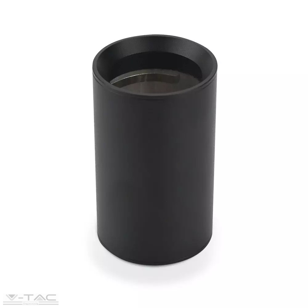 Felületre szerelhető GU10 keret fekete kör - 8949