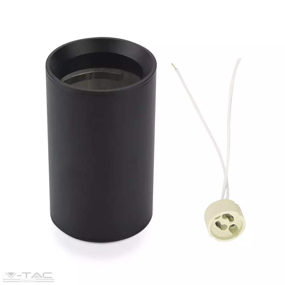 Felületre szerelhető GU10 keret fekete kör - 8949 Felületre szerelhető GU10 keret fekete kör - 8949