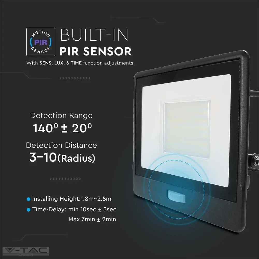 50W Mozgásérzékelős LED reflektor Samsung chip IP65 50W Mozgásérzékelős LED reflektor Samsung chip IP65