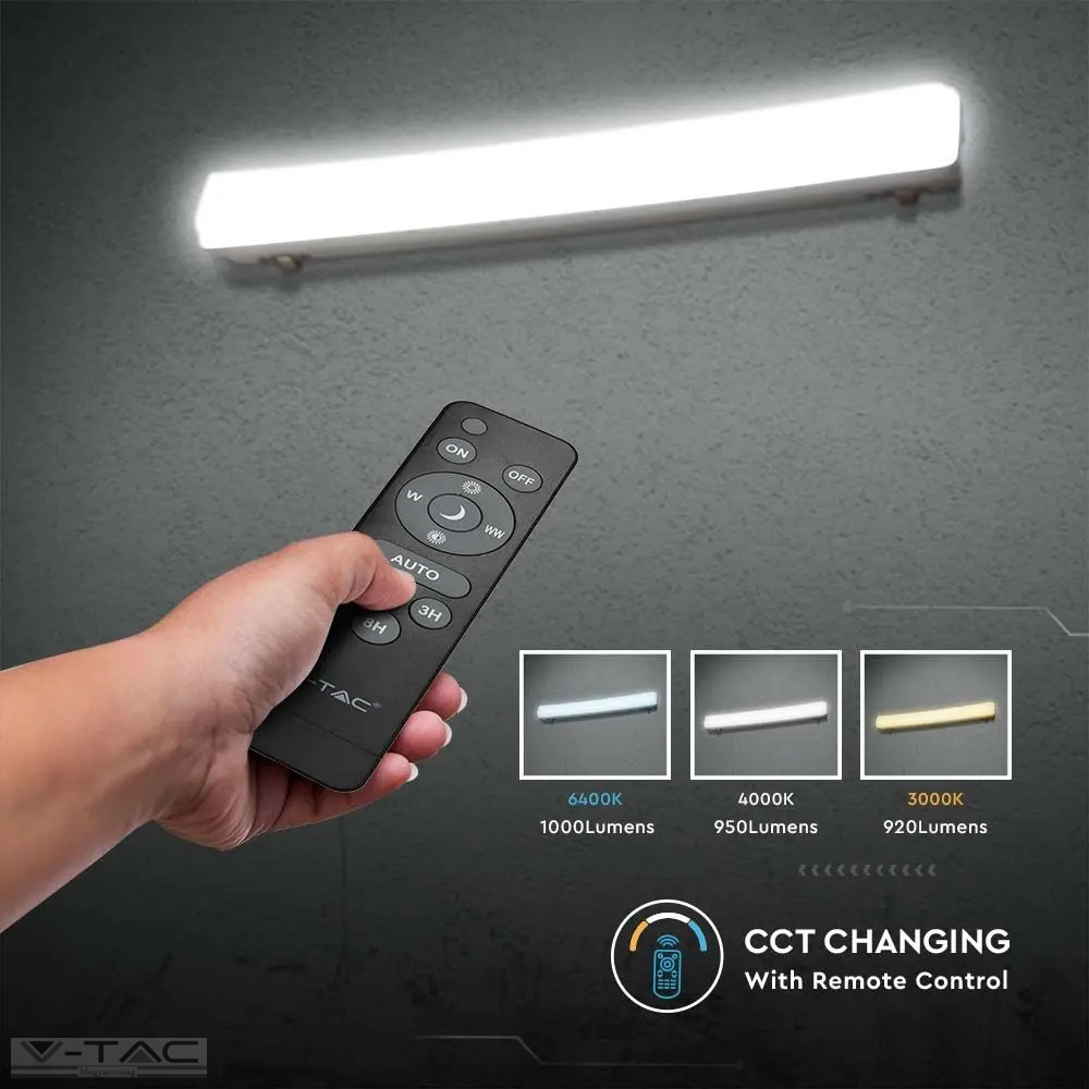 18W Napelemes LED vízmentes lámpa IP65 CCT - 6500 18W Napelemes LED vízmentes lámpa IP65 CCT - 6500