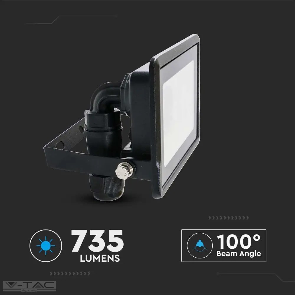 10W Mozgásérzékelős LED reflektor beépített kötődobozzal IP65 10W Mozgásérzékelős LED reflektor beépített kötődobozzal IP65