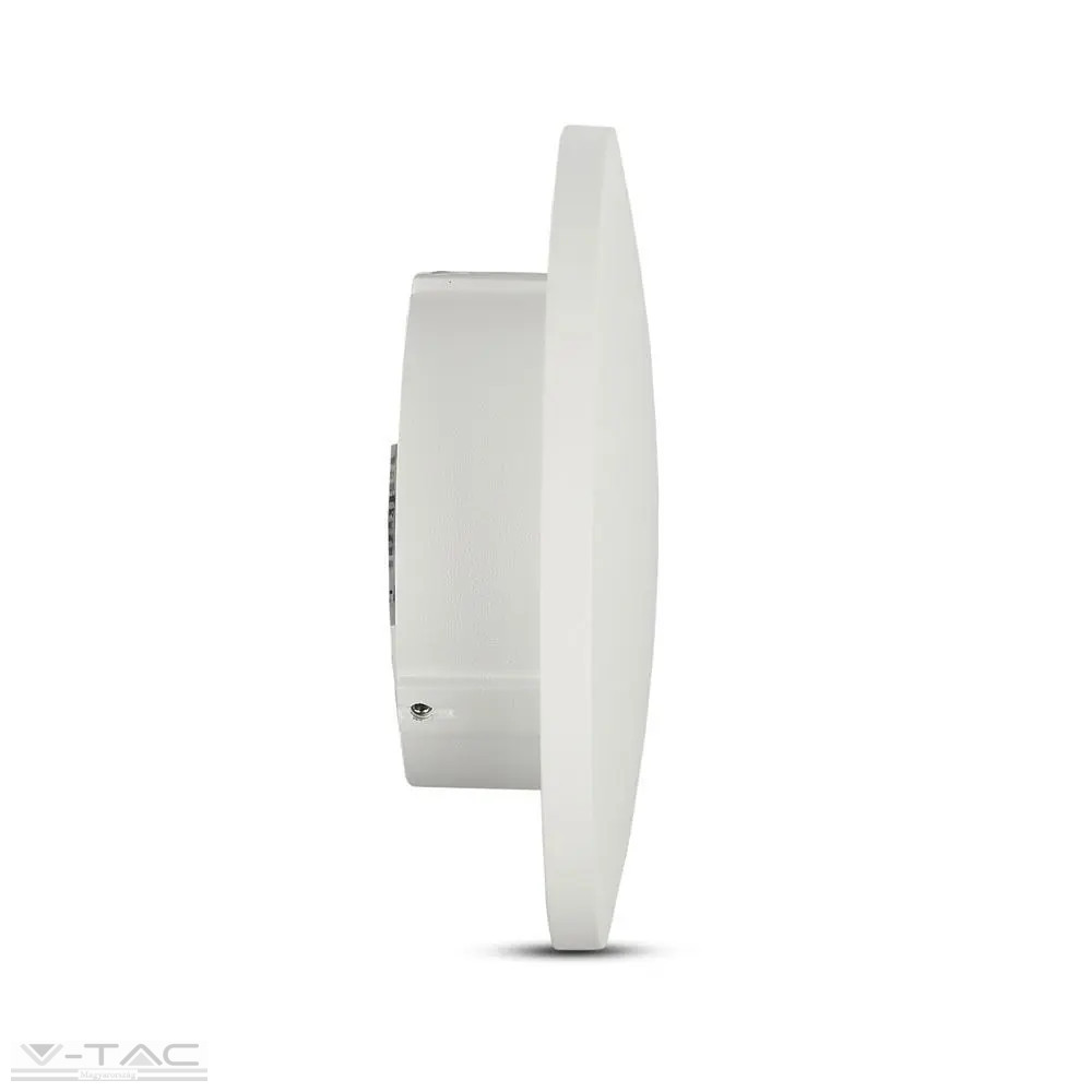 9W fehér kerek fali lámpa, hátra világít, IP65 9W fehér kerek fali lámpa, hátra világít, IP65