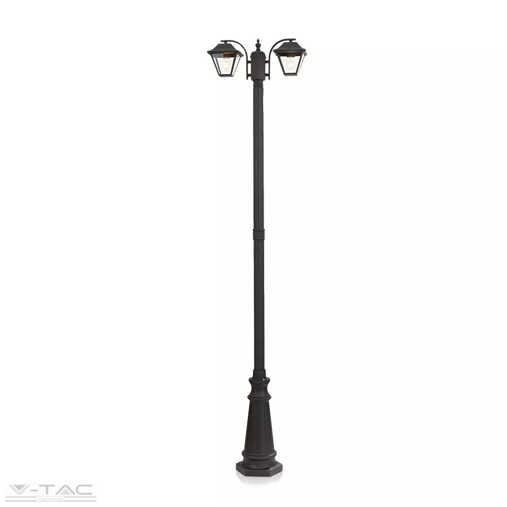 Felfelé néző fekete álló kandeláber 2 x E27 IP44 - 8688 Felfelé néző fekete álló kandeláber 2 x E27 IP44 - 8688