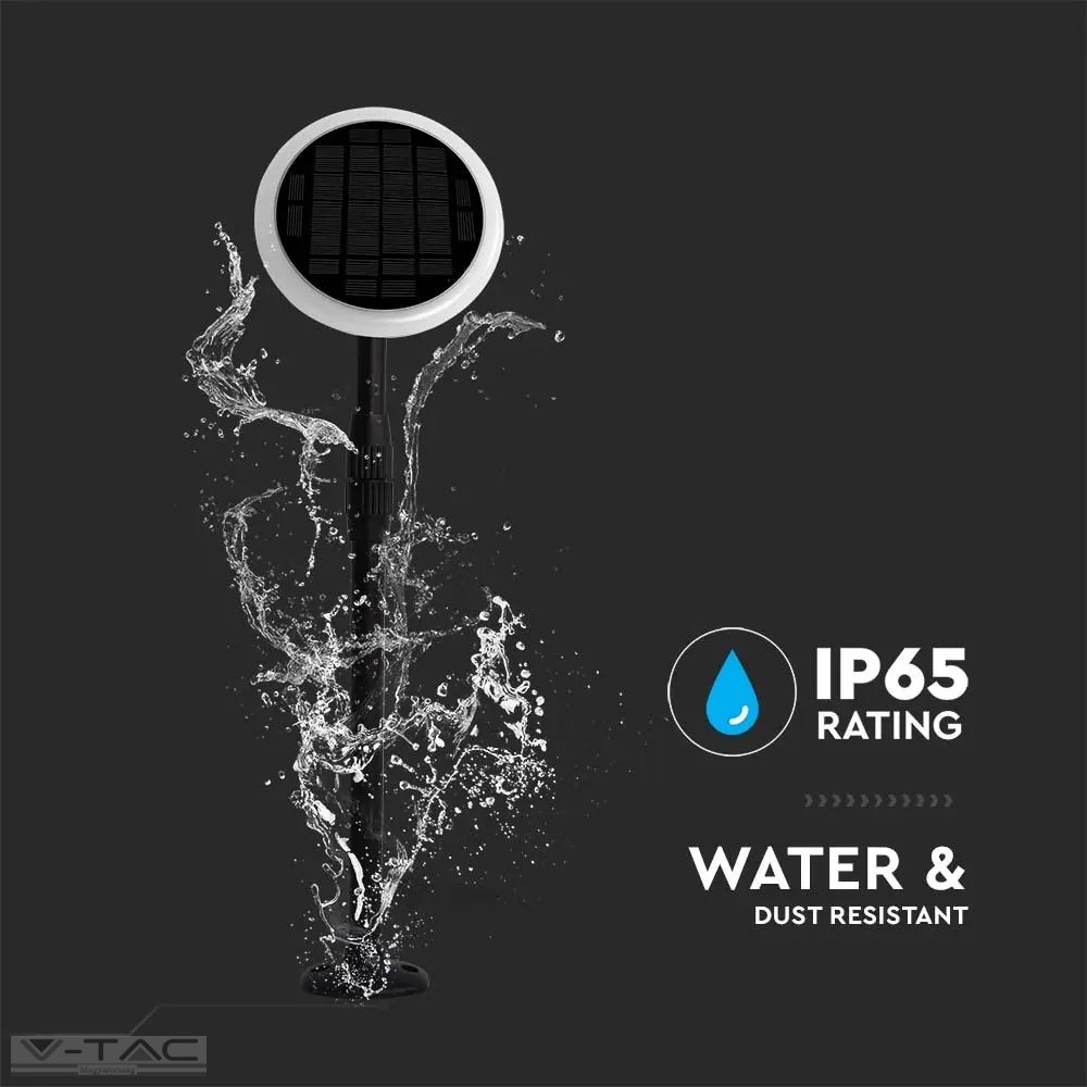 Napelemes LED kertilámpa kör alakú IP65 Napelemes LED kertilámpa kör alakú IP65