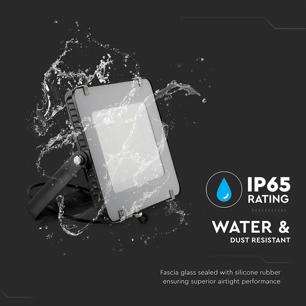 150W LED reflektor Samsung chip 115lm/W fekete 150W LED reflektor Samsung chip 115lm/W fekete