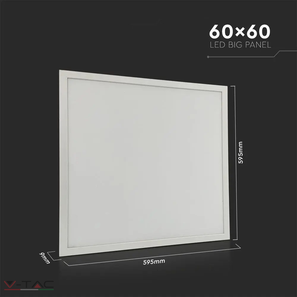 40W vékony keretes LED panel 595 x 595 mm-es 4950lm 40W vékony keretes LED panel 595 x 595 mm-es 4950lm