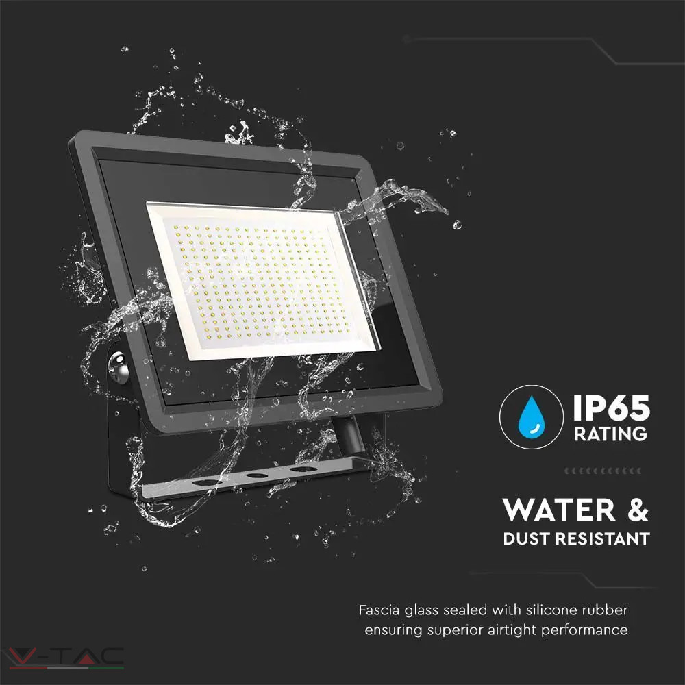 200W fekete LED reflektor F széria IP65 200W fekete LED reflektor F széria IP65
