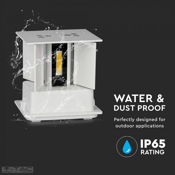 5W Fehér rejtett fali lámpa IP65 5W Fehér rejtett fali lámpa IP65