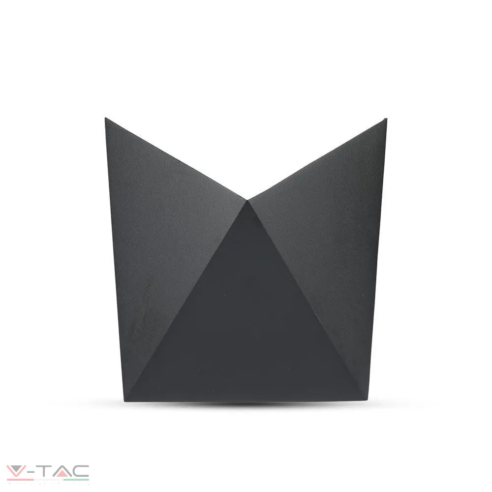 5W szögletes fekete fali lámpa IP65 5W szögletes fekete fali lámpa IP65