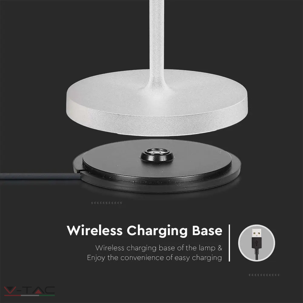 2W fehér LED asztali lámpa 4400mA 3000K IP54 - 7651 2W fehér LED asztali lámpa 4400mA 3000K IP54 - 7651