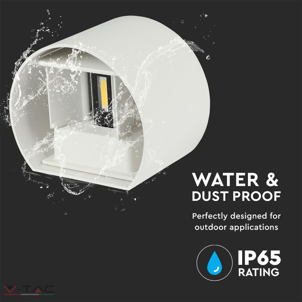 5W Fehér rejtett fali lámpa IP65 5W Fehér rejtett fali lámpa IP65