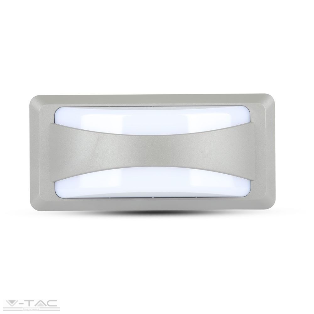 HelloLED V-Tac 12W LED fali lámpa szürke IP65 HelloLED V-Tac 12W LED fali lámpa szürke IP65