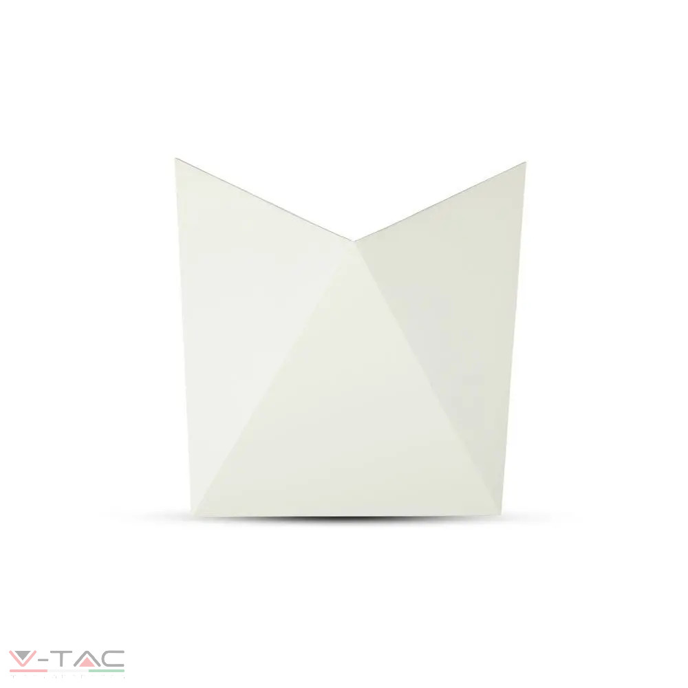V-Tac HelloLED 5W szögletes fehér fali lámpa IP65 V-Tac HelloLED 5W szögletes fehér fali lámpa IP65