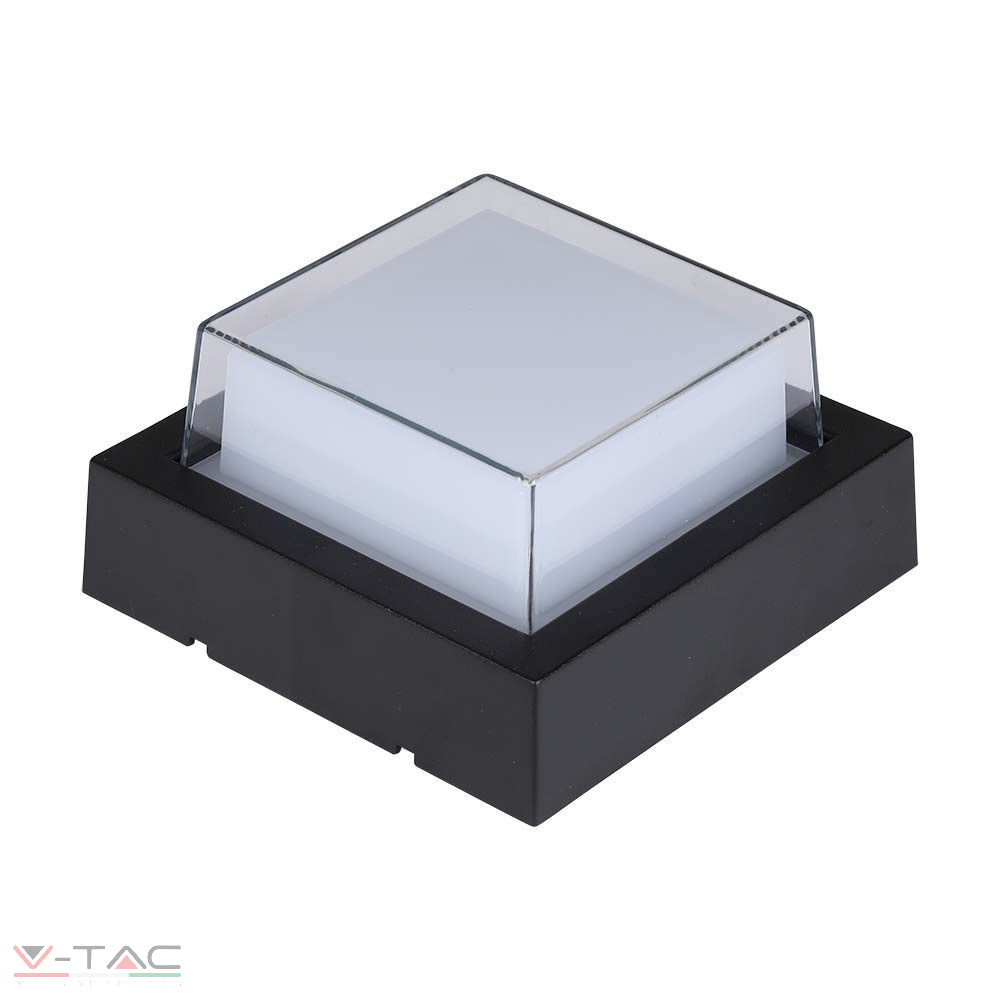 LED fali lámpa négyszög fekete LED fali lámpa négyszög fekete