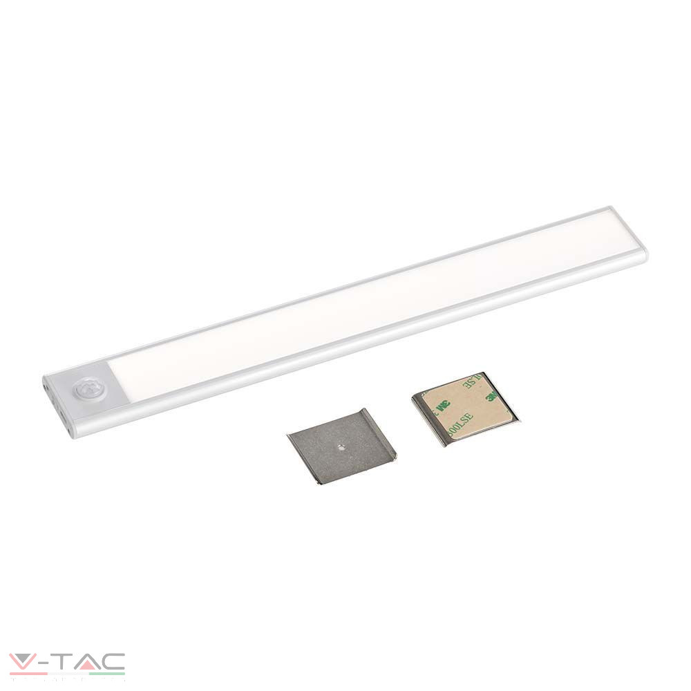 V-Tac HelloLED Mozgásérzékelős ezüst bútorvilágító V-Tac HelloLED Mozgásérzékelős ezüst bútorvilágító