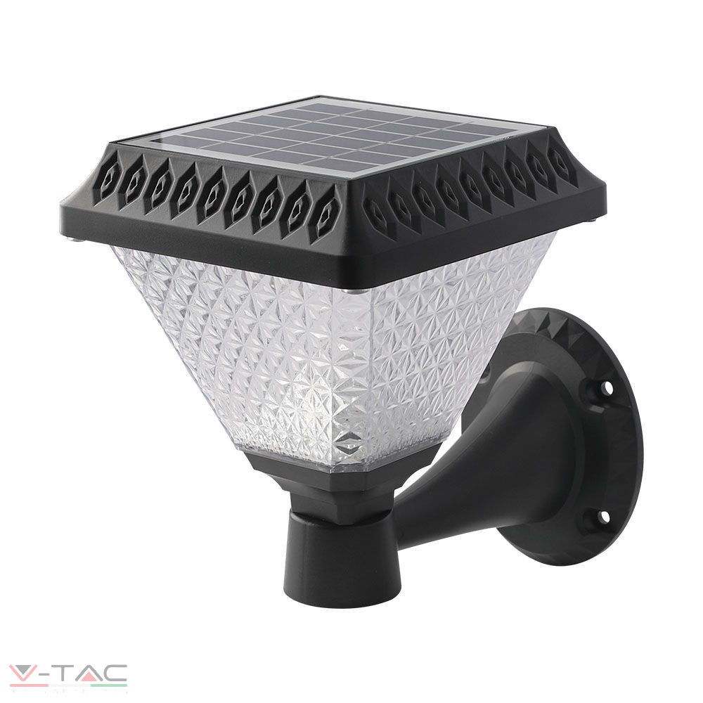 1W LED napelemes szögletes fali lámpatest CCT IP65 - 93578 1W LED napelemes szögletes fali lámpatest CCT IP65 - 93578