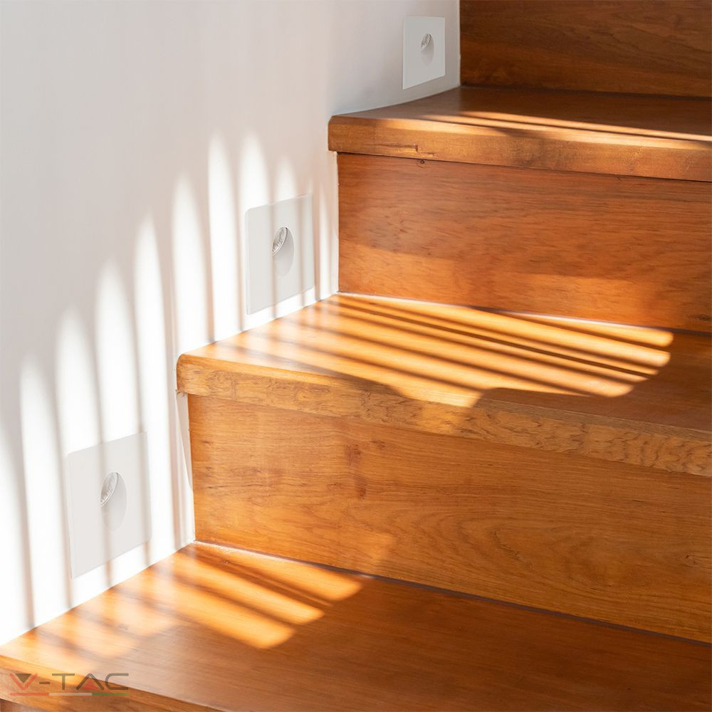 3W LED szögletes süllyeszthető lépcsővilágítás 3W LED szögletes süllyeszthető lépcsővilágítás